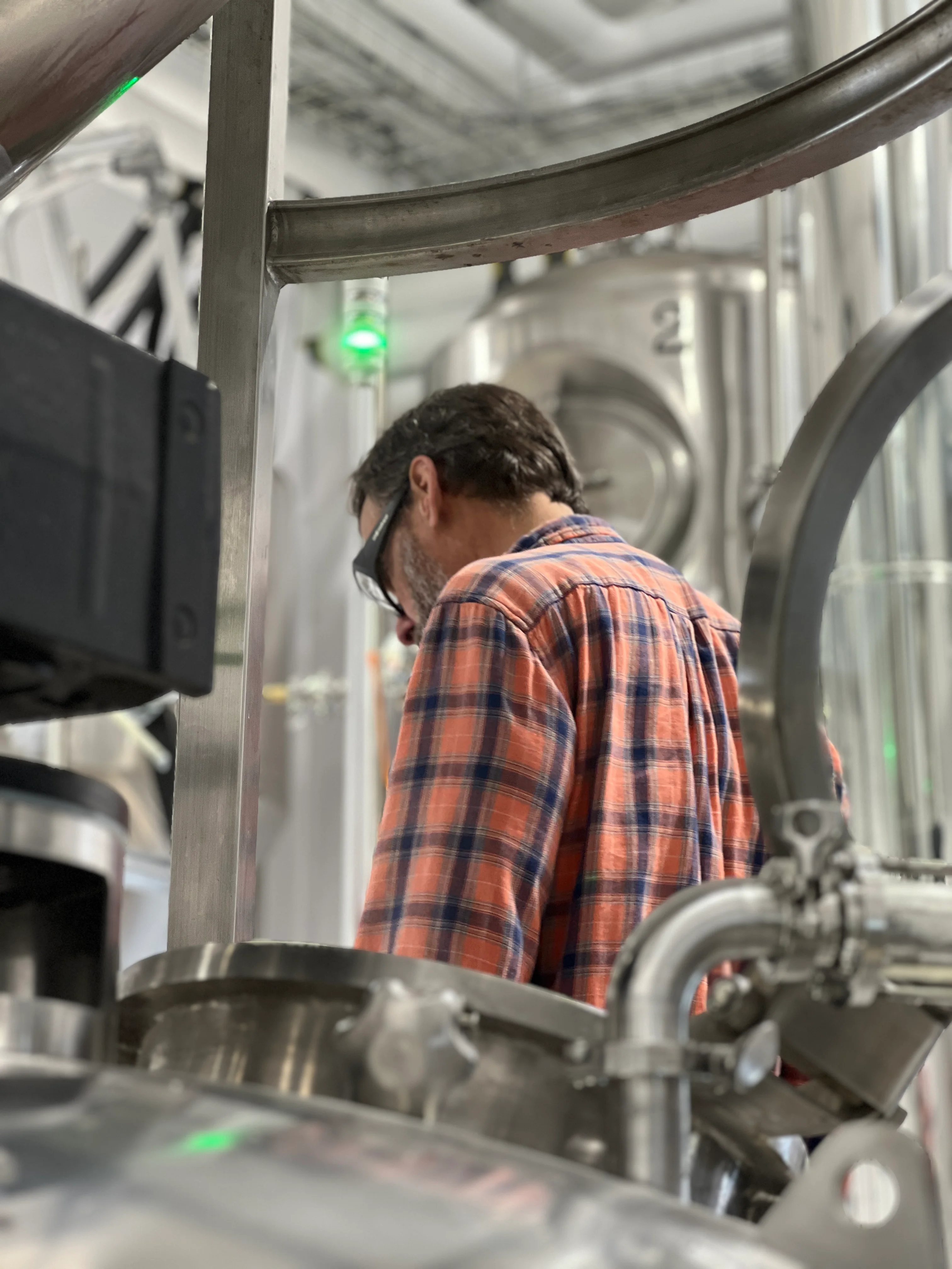 Brewmaster at work