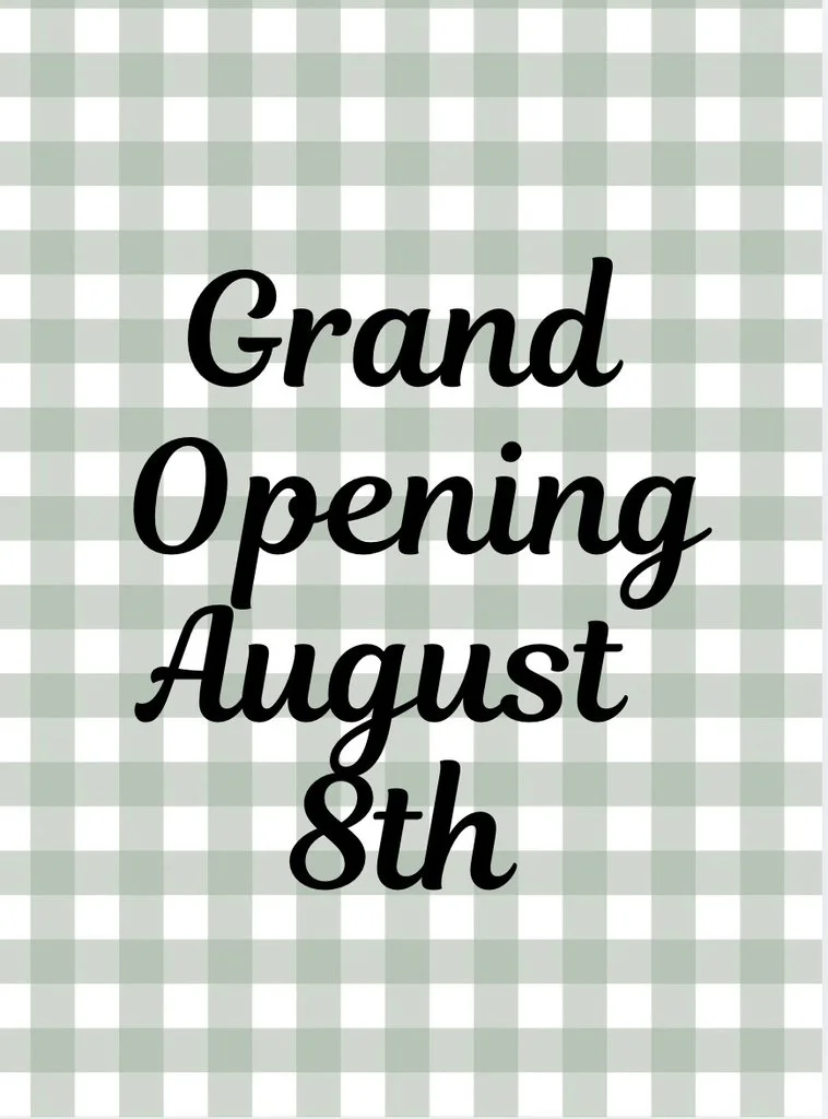 Join us August 8th for our grand opening!